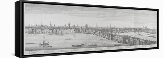 London Bridge, London, 1749-Nathaniel Buck-Framed Premier Image Canvas