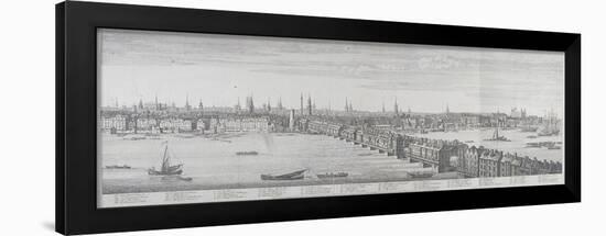 London Bridge, London, 1749-Nathaniel Buck-Framed Giclee Print