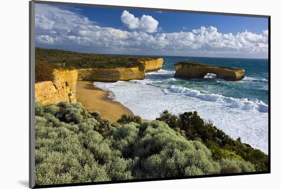 London Bridge, Port Campbell National park, Great Ocean Road, Victoria, Australia-null-Mounted Art Print