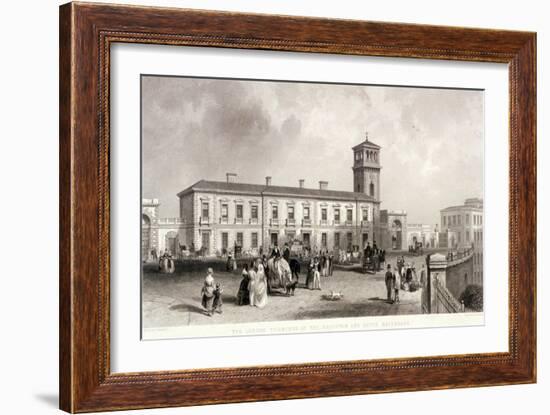 London Bridge Station, Bermondsey, London, 1845-Henry Adlard-Framed Giclee Print