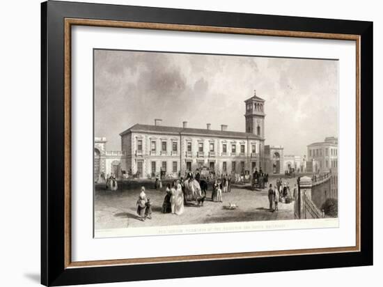 London Bridge Station, Bermondsey, London, 1845-Henry Adlard-Framed Giclee Print