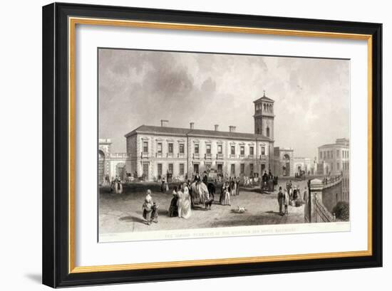 London Bridge Station, Bermondsey, London, 1845-Henry Adlard-Framed Giclee Print