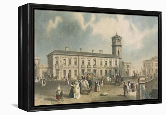 London Bridge Station, Bermondsey, London, 1845-Henry Adlard-Framed Premier Image Canvas