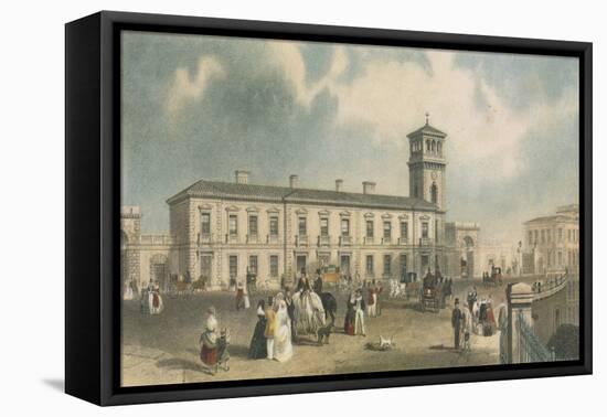 London Bridge Station, Bermondsey, London, 1845-Henry Adlard-Framed Premier Image Canvas