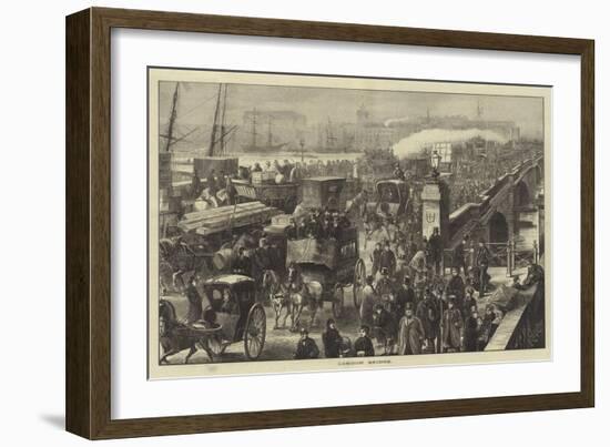 London Bridge-Matthew White Ridley-Framed Giclee Print