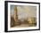 'London Bridges Old and New, 1831', (1920)-George Scharf-Framed Giclee Print