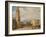 'London Bridges Old and New, 1831', (1920)-George Scharf-Framed Giclee Print