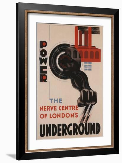 London Brightest-Vintage Apple Collection-Framed Giclee Print