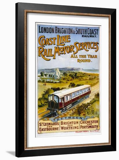 London Brighton-Vintage Apple Collection-Framed Giclee Print