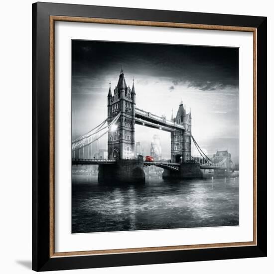 London Bus I-Jurek Nems-Framed Giclee Print