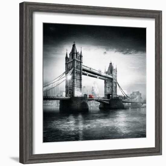 London Bus I-Jurek Nems-Framed Photographic Print