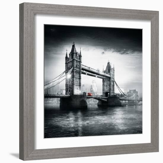 London Bus I-Jurek Nems-Framed Photographic Print