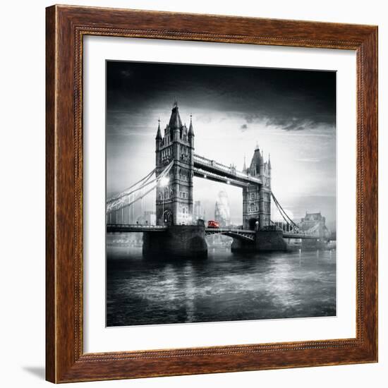 London Bus I-Jurek Nems-Framed Photographic Print