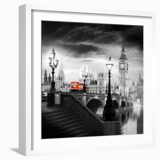 London Bus III-Jurek Nems-Framed Premium Giclee Print