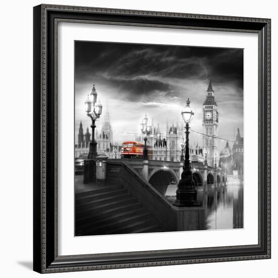 London Bus III-Jurek Nems-Framed Premium Giclee Print