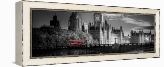 London Bus V-Jurek Nems-Framed Stretched Canvas