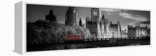 London Bus V-Jurek Nems-Framed Stretched Canvas