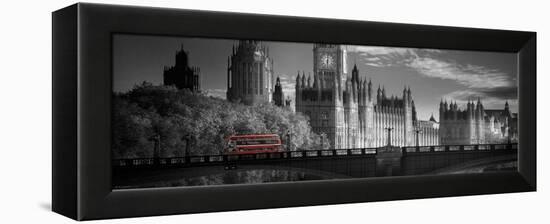 London Bus V-Jurek Nems-Framed Stretched Canvas