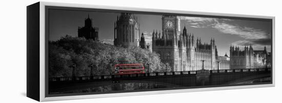 London Bus V-Jurek Nems-Framed Stretched Canvas