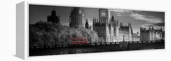 London Bus V-Jurek Nems-Framed Stretched Canvas