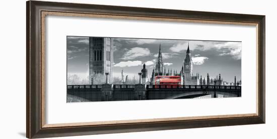 London Bus VI-Jurek Nems-Framed Giclee Print