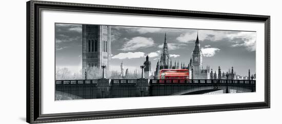 London Bus VI-Jurek Nems-Framed Giclee Print