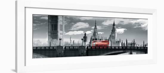 London Bus VI-Jurek Nems-Framed Giclee Print