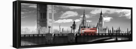 London Bus VI-Jurek Nems-Framed Stretched Canvas