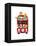 London Bus Zoo-Dicky Bird-Framed Premier Image Canvas