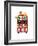 London Bus Zoo-Dicky Bird-Framed Giclee Print