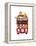 London Bus Zoo-Dicky Bird-Framed Stretched Canvas