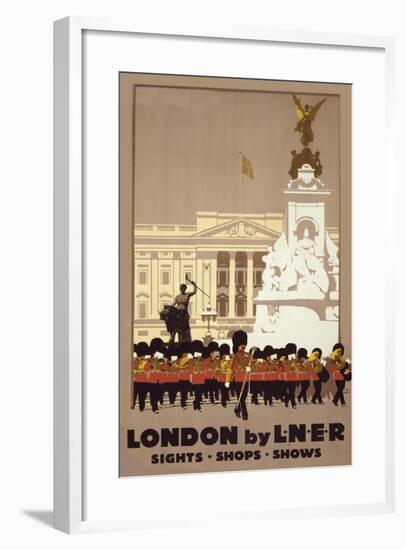 London by Liner-Vintage Apple Collection-Framed Giclee Print