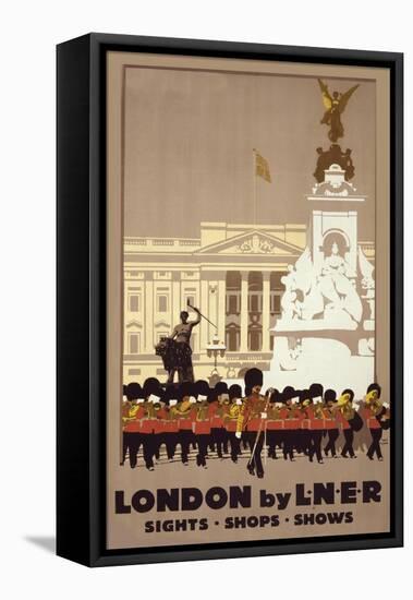 London by Liner-Vintage Apple Collection-Framed Premier Image Canvas