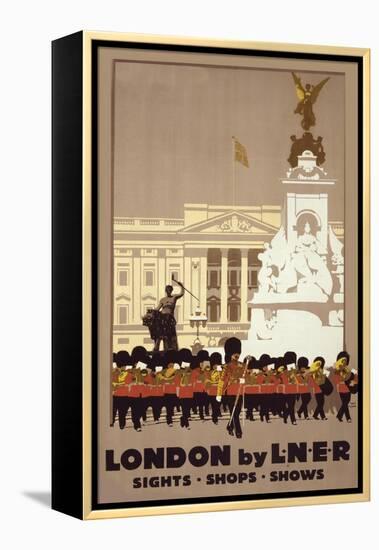 London by Liner-Vintage Apple Collection-Framed Premier Image Canvas