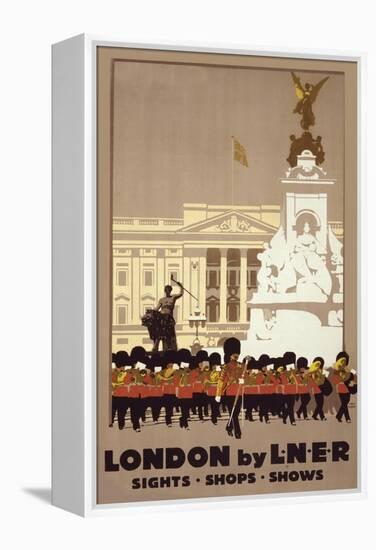 London by Liner-Vintage Apple Collection-Framed Premier Image Canvas