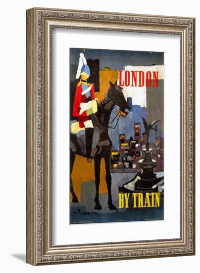 London by Train, BR (ER), c.1923-1947-null-Framed Art Print