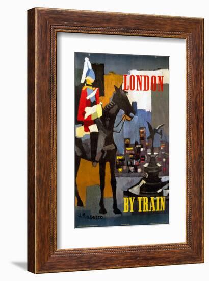 London by Train, BR (ER), c.1923-1947-null-Framed Art Print