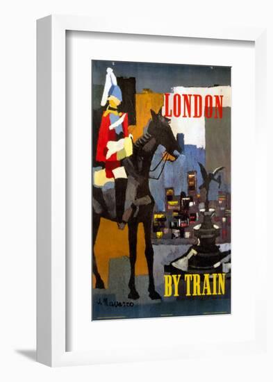 London by Train, BR (ER), c.1923-1947-null-Framed Art Print