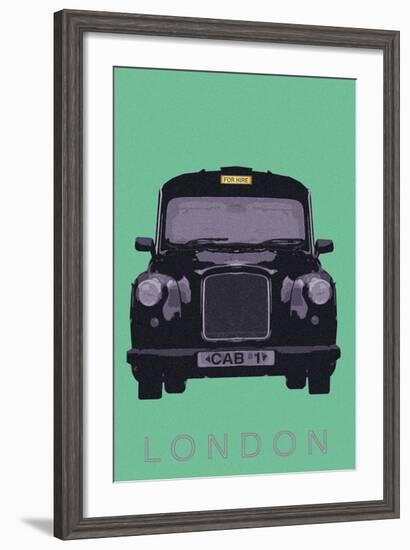 London - Cab I-Ben James-Framed Art Print