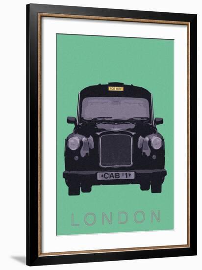 London - Cab I-Ben James-Framed Art Print