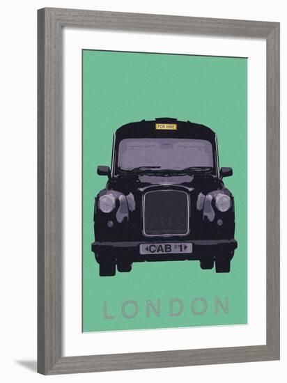 London - Cab I-Ben James-Framed Art Print