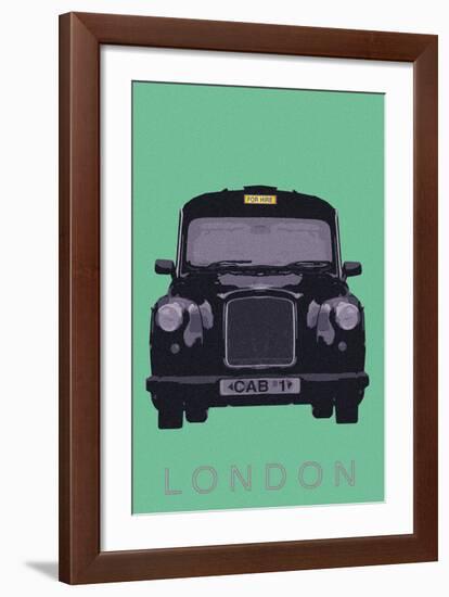 London - Cab I-Ben James-Framed Art Print