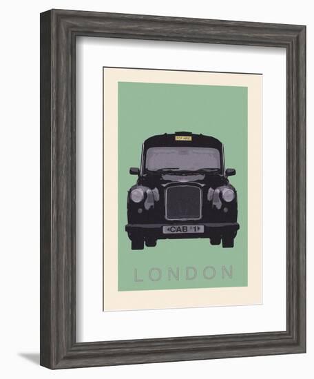 London - Cab I-Ben James-Framed Art Print