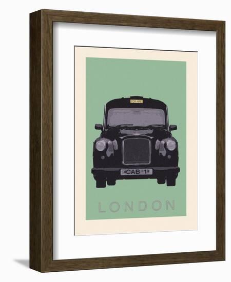 London - Cab I-Ben James-Framed Art Print