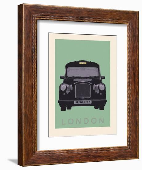 London - Cab I-Ben James-Framed Art Print