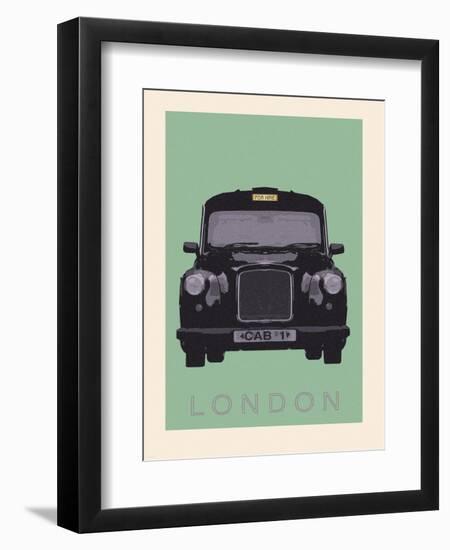 London - Cab I-Ben James-Framed Art Print