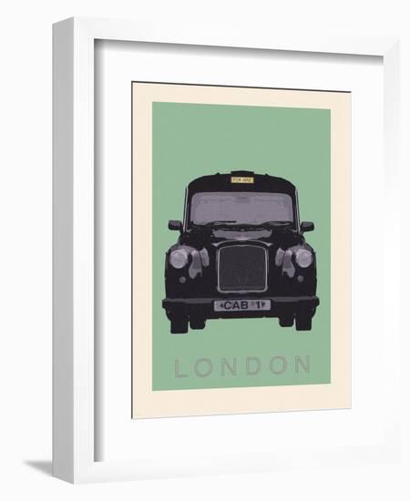 London - Cab I-Ben James-Framed Art Print