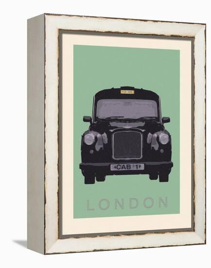 London - Cab I-Ben James-Framed Stretched Canvas