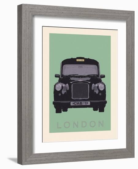 London - Cab I-Ben James-Framed Art Print