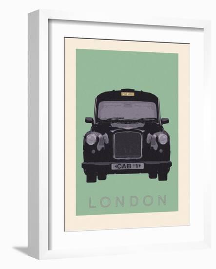 London - Cab I-Ben James-Framed Art Print